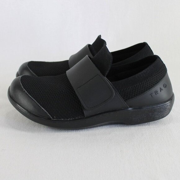 Alegria Traq Qwik Black Out Shoes Womens Size 38 US 8 Mesh Comfort QWI-5002 - Picture 2 of 10